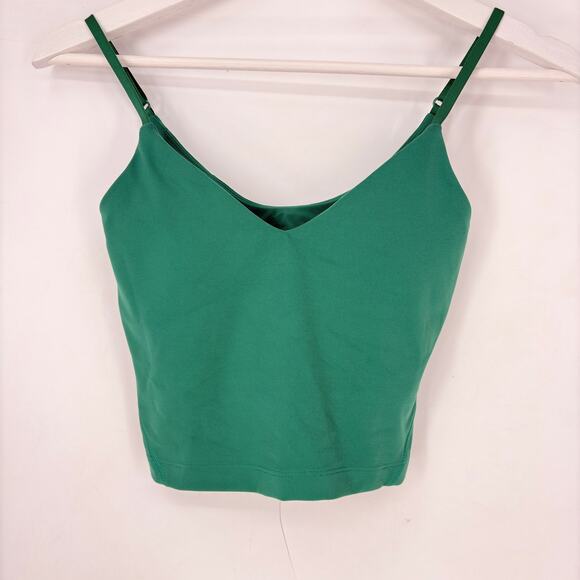 Lululemon Align Tank‎ Top Green Size 0 Women’s Cropped Built-In Bra - Picture 3 of 8